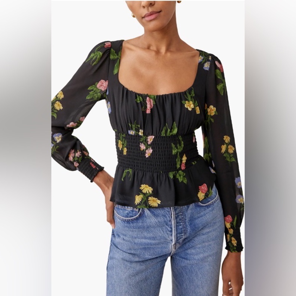 Reformation Hearth Long Sleeve Top